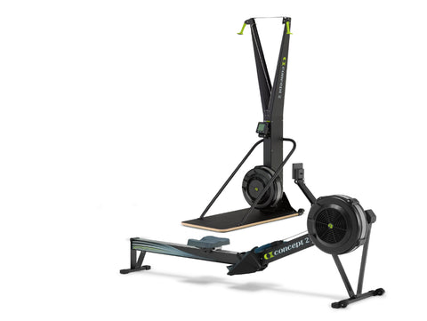 Concept2 RowERG met SkiERG en vloerplaat (HYROX Special)